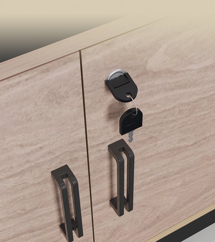 Keep Tools, Equipment and Materials Securely Stored Close By
