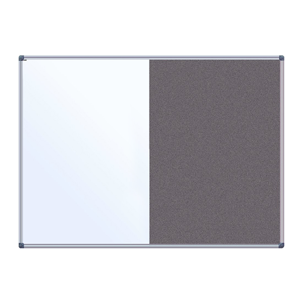 Whiteboard Pinboard — Wall mounted