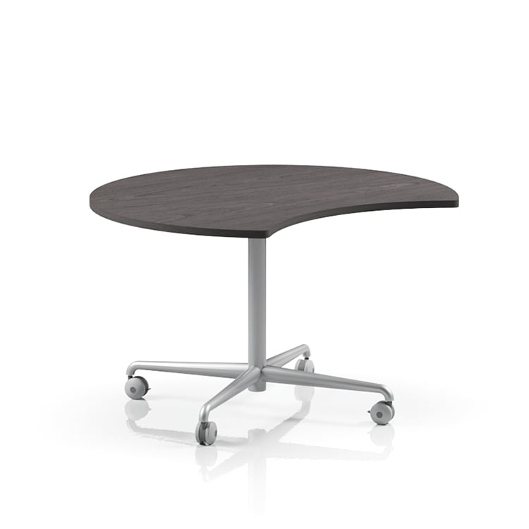 iFlip Crescent Table — Mobile Flip Top Table