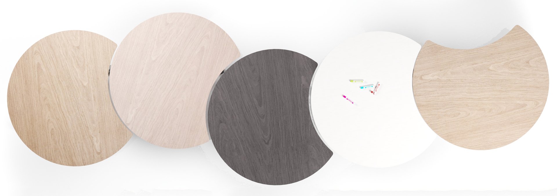 iFlip Crescent Table