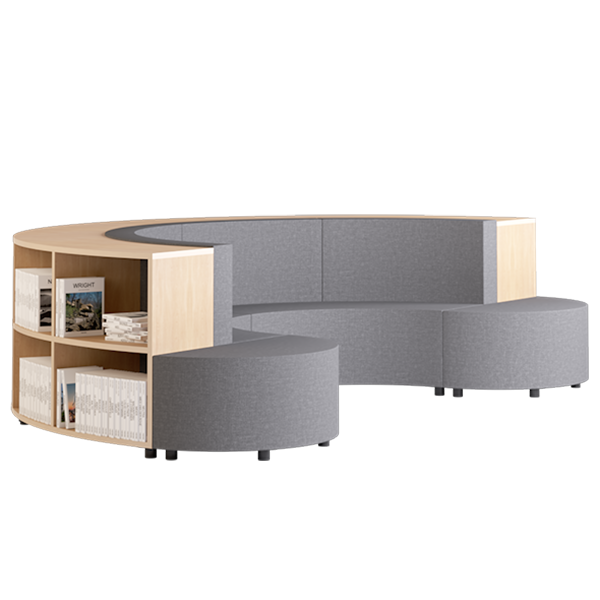 Habitat D1 Modular Lounge: Slate