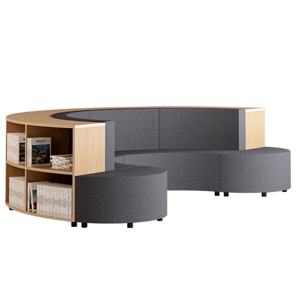 Habitat D1 Modular Lounge: Slate