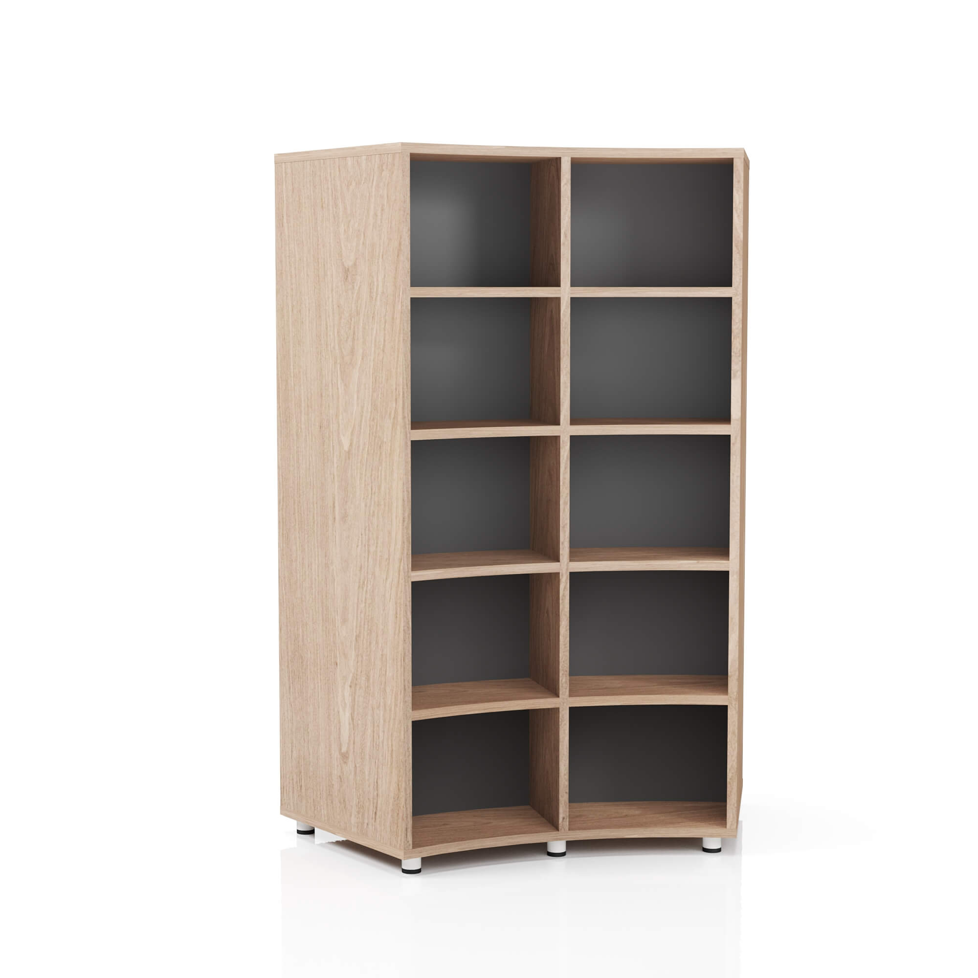Inform 1800 Curved Bookcase