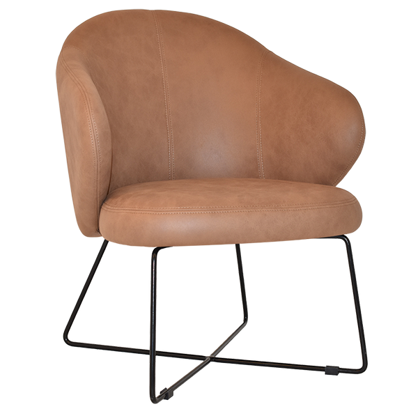 Hugo Lounge Chair: Sled