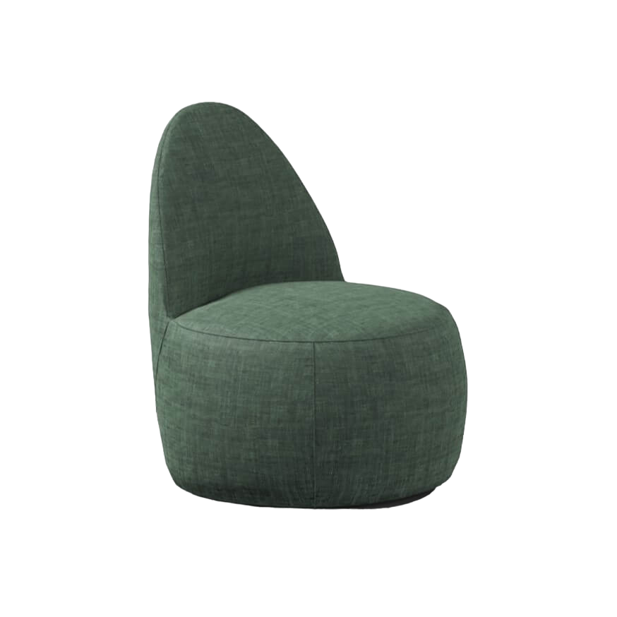 Mako Lounge Chair: Forest