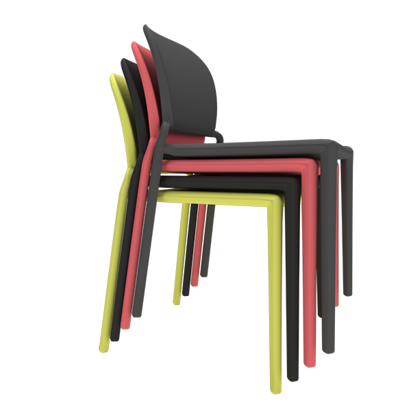 Oska Chair: Stacked