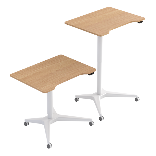 Pillar Curve Height-adjustable Table