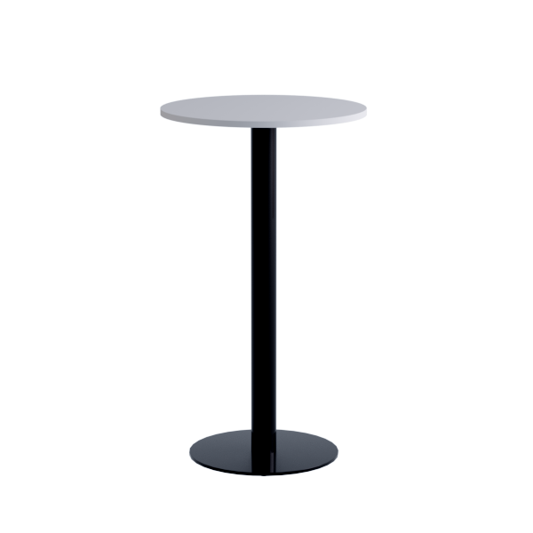 Porto High Table: White on Black