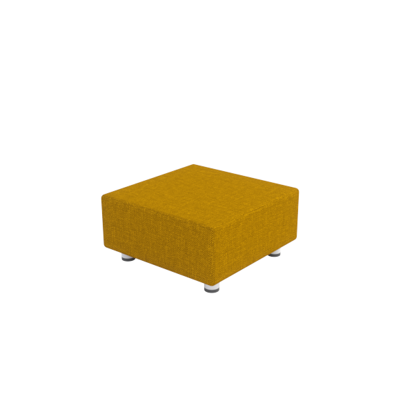 Origami Mini Square Ottoman: Wattle