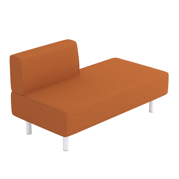 Origami Left Sofa Modular Lounge: Ochre