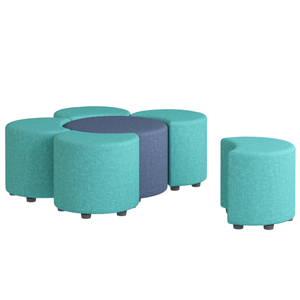 Flower Ottoman Set
