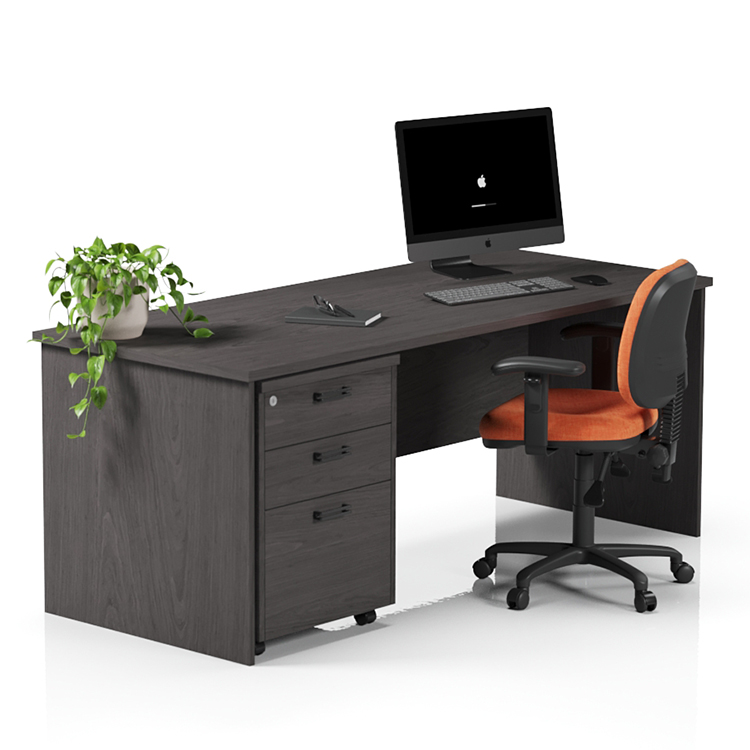 Planke Desk + Pedestal