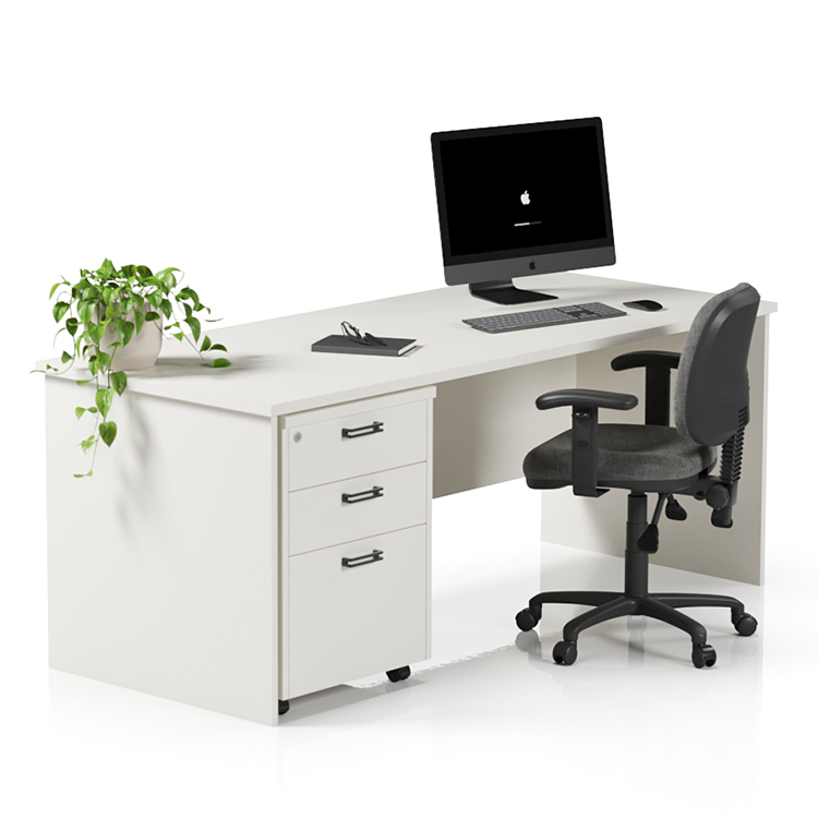 Planke Desk + Pedestal