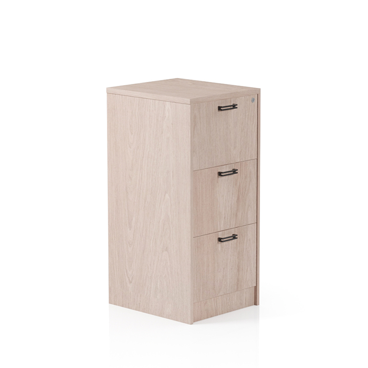 Plank 3 Drawer File Cabinet