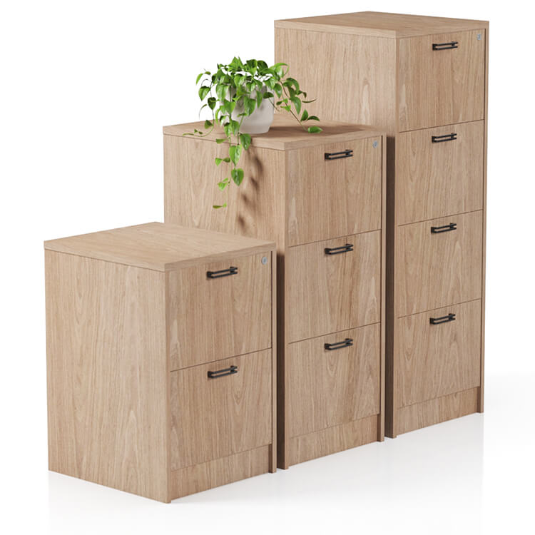 Plank 2 Drawer File Cabinet