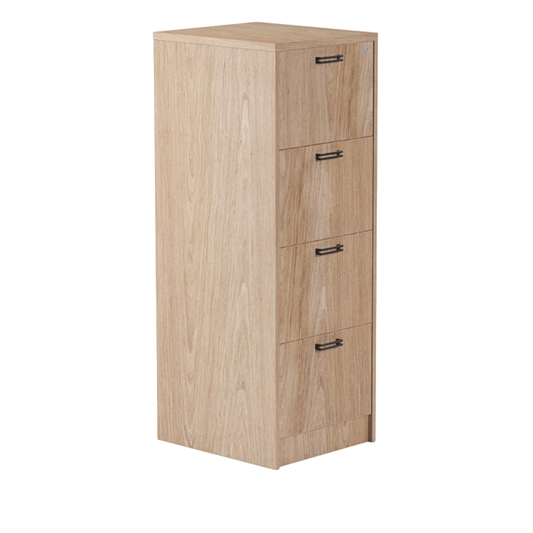 Plank 4 Drawer File Cabinet