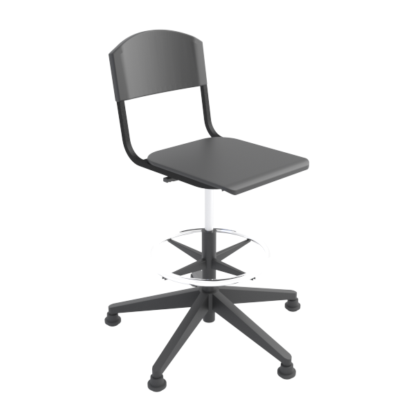 Proform Drafting Stool: Black