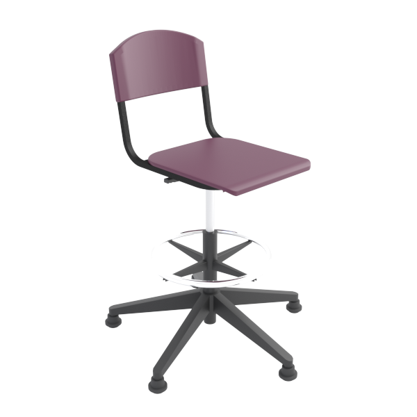 Proform Drafting Stool: Cranberry